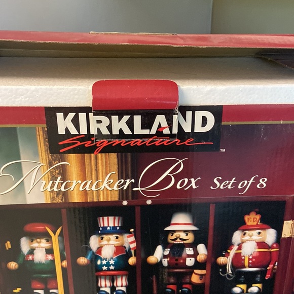 Set/8 Mini Detailed Nutcrackers w/ Custom Glass Display Case - Picture 4 of 11